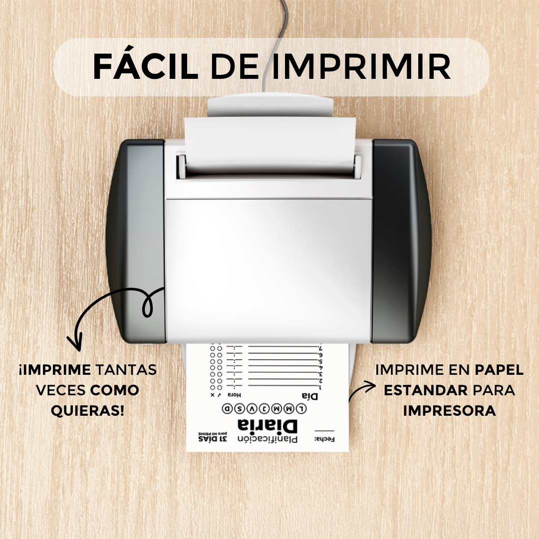 Plantilla de 31 días para TU PRIME